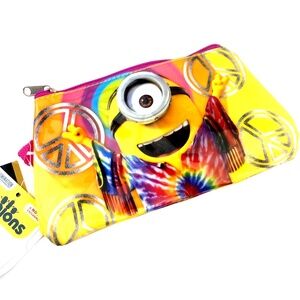 Disney Minions Pencil Case School Zipper Pouch Children Kids Pen Crayon